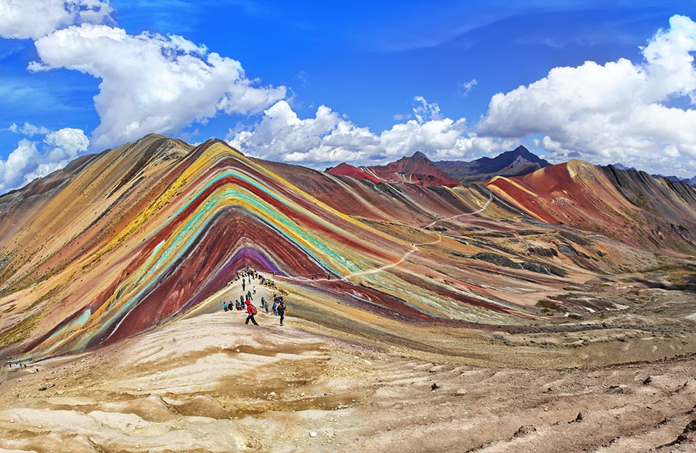 Montanha das 7 Cores, no Peru
