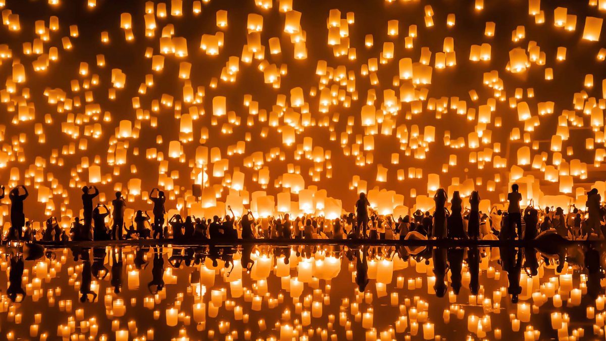 Festival das Lanternas de Chiang Mai, na Tailândia